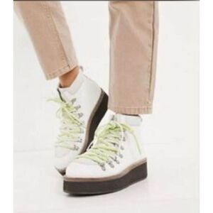 FREE PEOPLE Durango Lace Up Platform Hiking Boots-EUR 41/ US 10